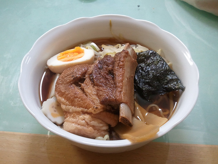 ソーキそば風ラーメン